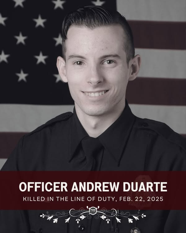 Andrew Duarte Death & Obituary: Officer killed in the line of duty at UPMC Memorial Hospital shooting: West York police